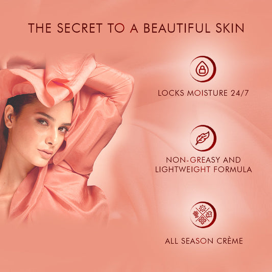 Lakmē Peach Ceramide Moisturizer with Hyaluronic, For Dry Skin, Normal Skin & Sensitive Skin 50g