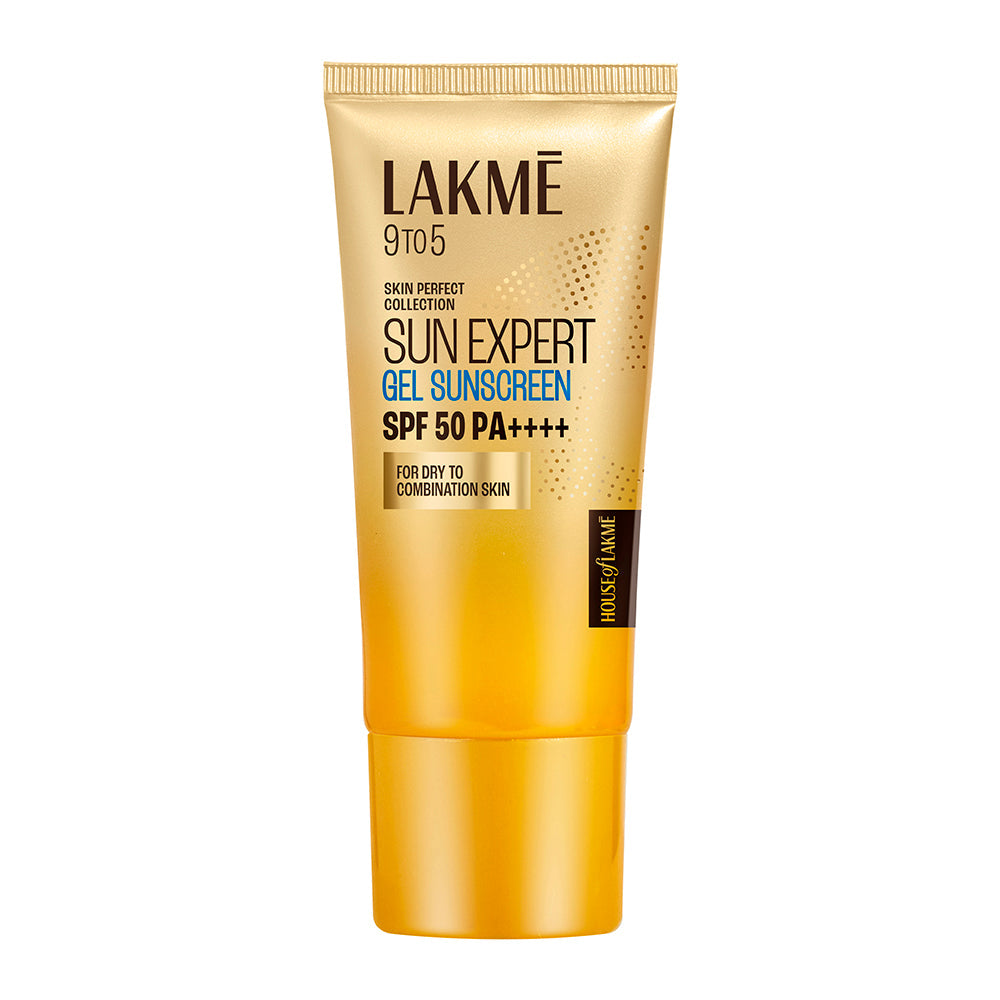 Lakmē Sunscreen Gel SPF 50 PA+++Niacinamide, Water-Light, For Normal to Oily Skin,No White Cast