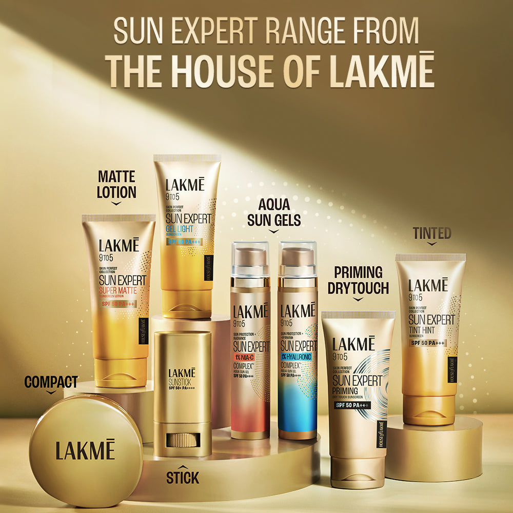 Lakmē Sun Expert SPF 25 PA++ Super Matte Lotion Sunscreen, Lightweight, Non Sticky,50ml