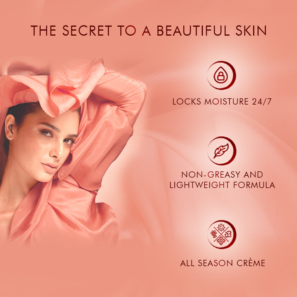 Lakmē Peach Ceramide Moisturizer with Hyaluronic,For Dry Skin, Normal Skin & Sensitive Skin 60ml