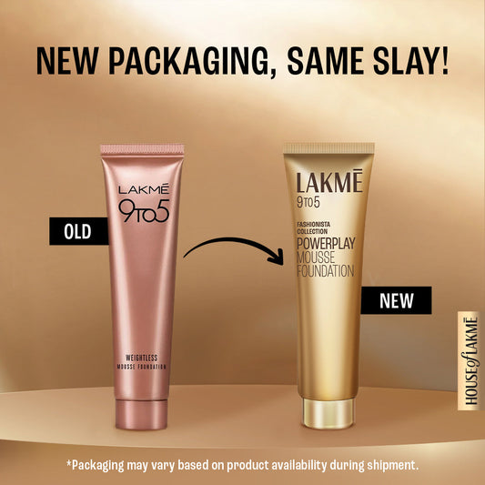 Lakmē 9 to 5 Weightless Mousse Foundation, 6gm