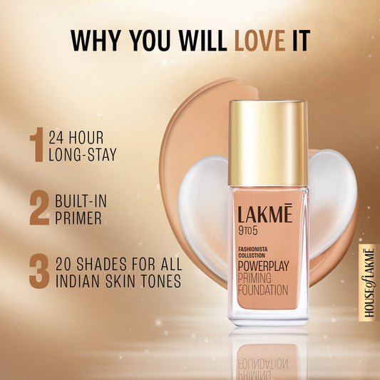 Lakmē 9to5 Powerplay Priming Foundation