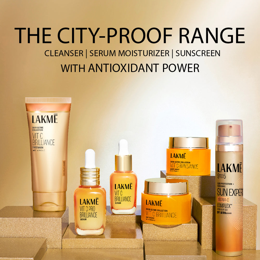 Lakmē Vitamin C Brilliance Facial Foam Vitamin C Foaming Facewash for brighter skin 150ML