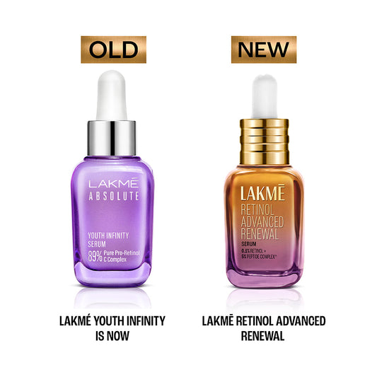 Lakme Retinol Advanced Renewal Serum 0.1% Retinol + 5% Peptide Complex
