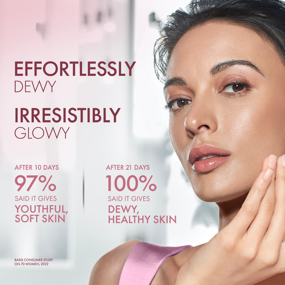 Lakmē Dew Drama Serum, 6% Vit B3, E, F & Pro-Ceramides for Skin Barrier & Dewy Radiance 30ml