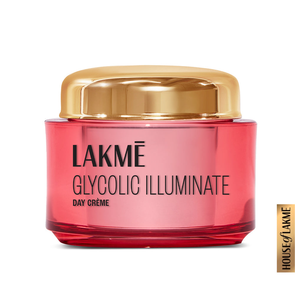 Lakmē Glycolic Illuminate Day Cream with Glycolic Acid for Radiant & Even Tone Skin
