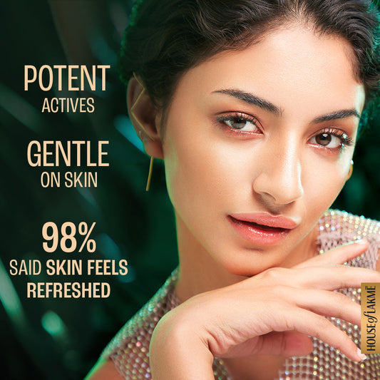 Lakme Lumi-Smooth AHA+ Facewash with 2% Salicylic & Lactic Acid for Glowing Skin, 100gm