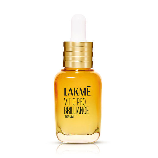 Lakmē Vit C Brillance Serum, 10% Vit C Complex, Glass Skin in 21 Days, Tighter Brighter Skin, 30ml