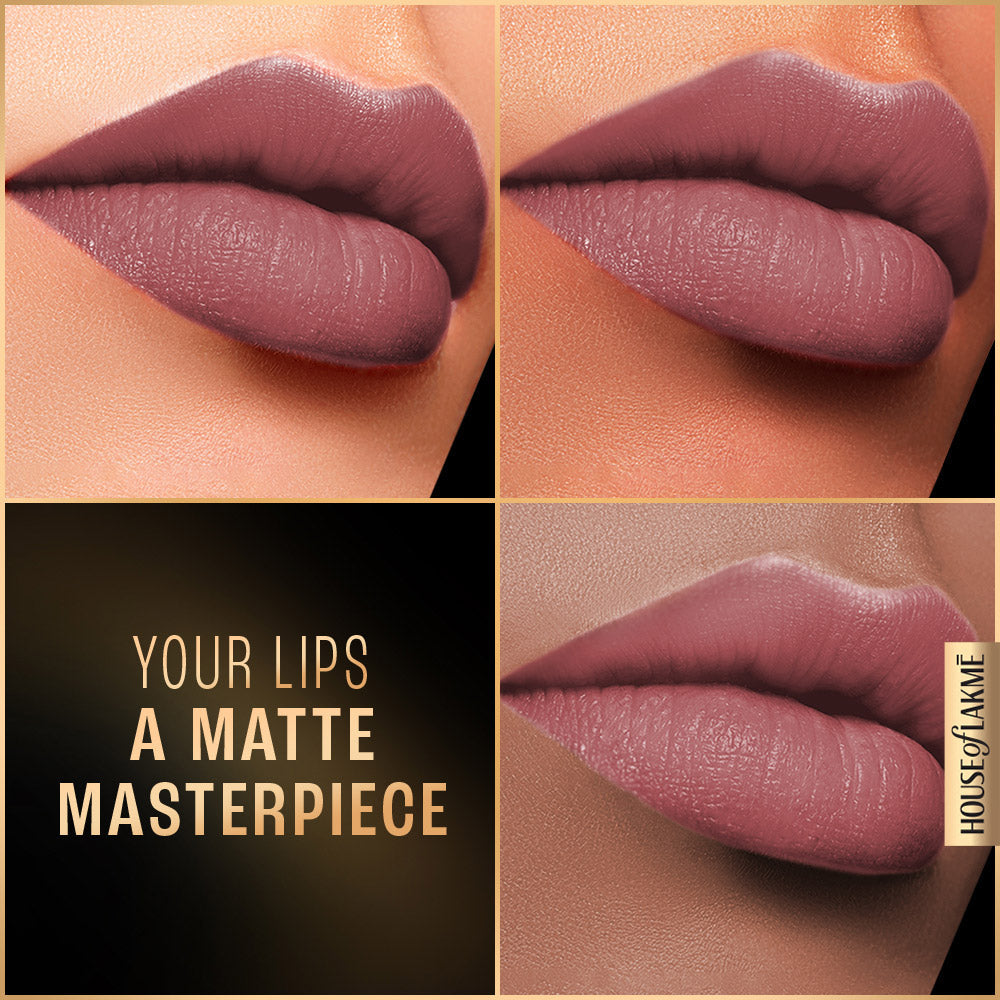 Lakmē Forever Matte Liquid Lip, shade Nude Charm