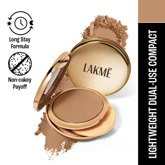 Lakmē  9to5 Unreal Dual Cover Pressed Powder