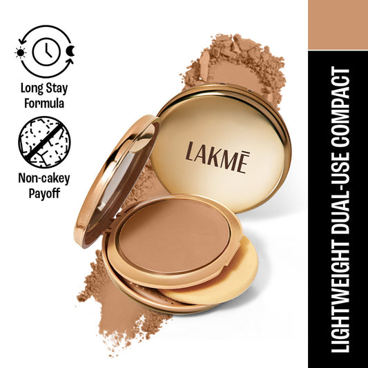Lakmē  9to5 Unreal Dual Cover Pressed Powder