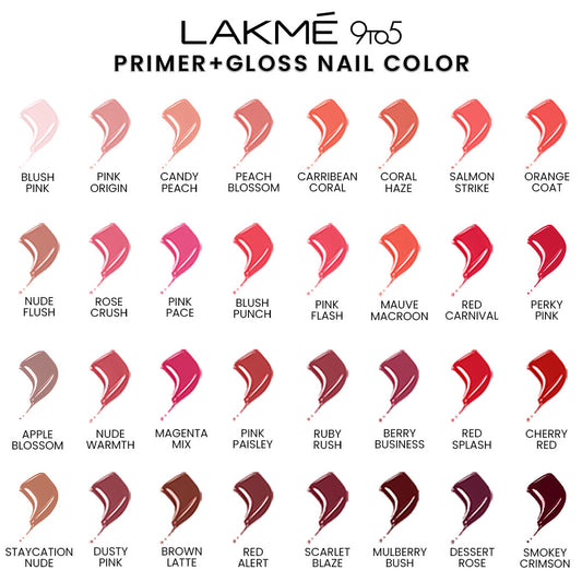 Lakmē 9to5 Primer + Gloss Nail Color