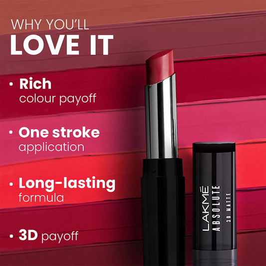 Lakmē Unreal 3D Slim Bullet