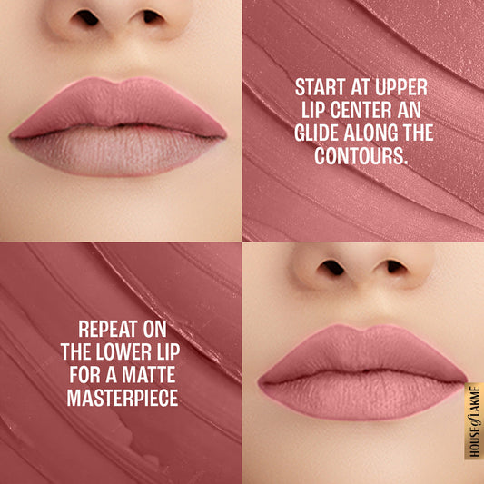 Lakmē 9 To 5 Primer + Matte Lipstick