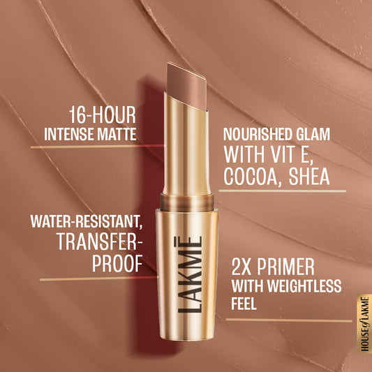 Lakmē 9 To 5 Primer + Matte Lipstick