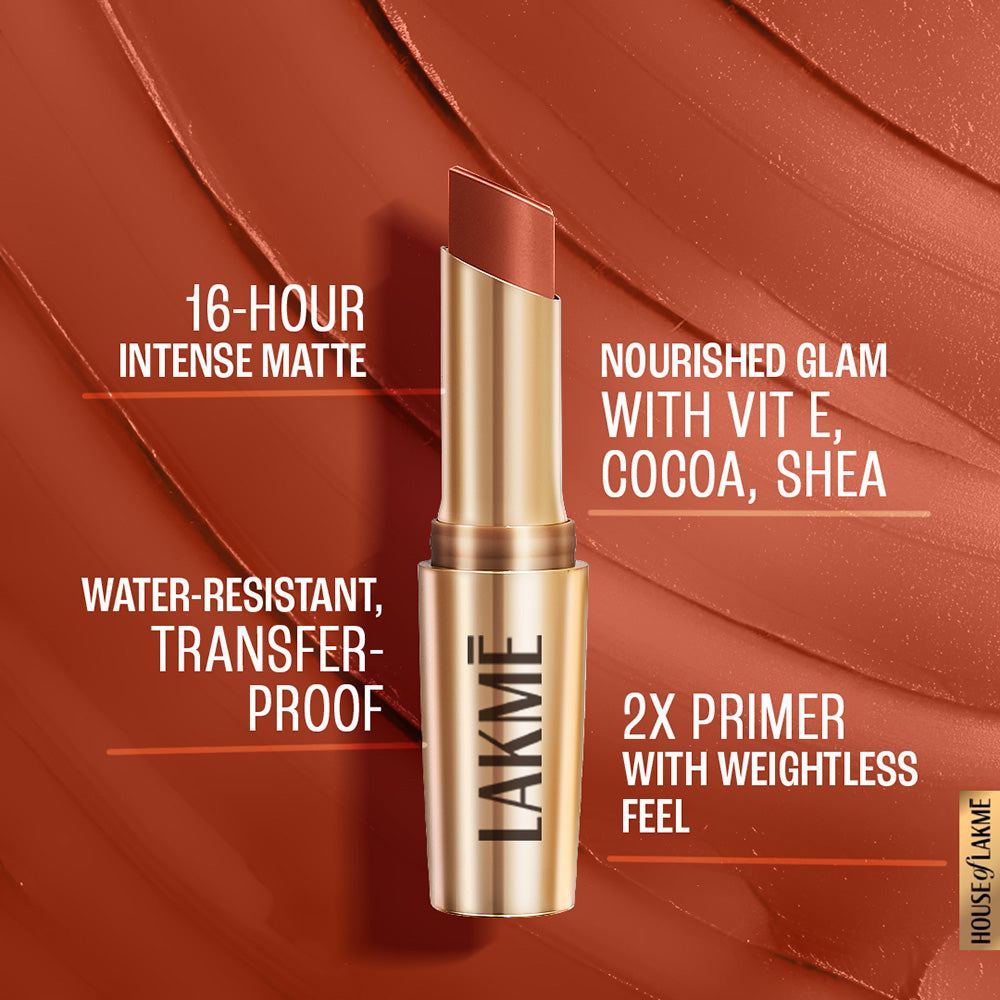 Lakmē 9 To 5 Primer + Matte Lipstick