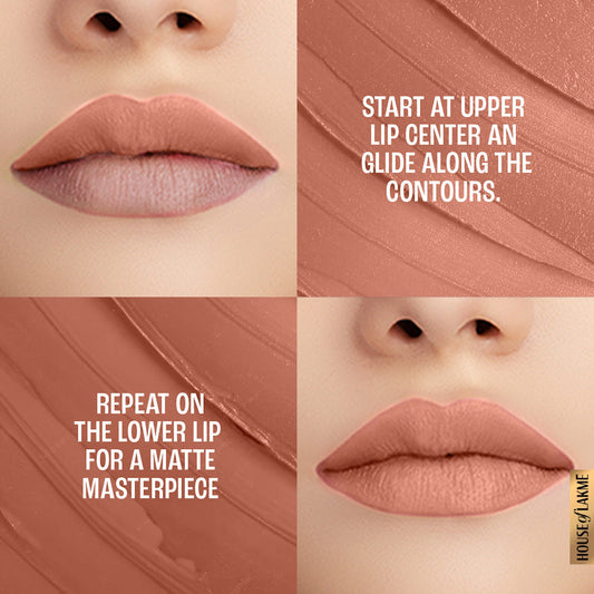 Lakmē 9 To 5 Primer + Matte Lipstick