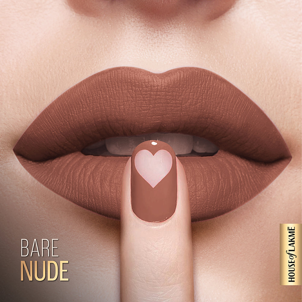 Lakmē Bare Nude lipstick shade from Lakmē Xtraordin-airy Lip Mousse