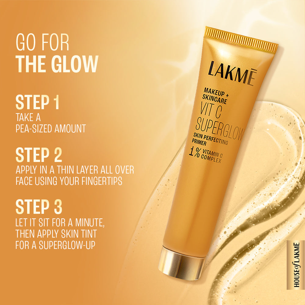 Lakmē VitC Superglow Primer, Tint & Concealer Trio