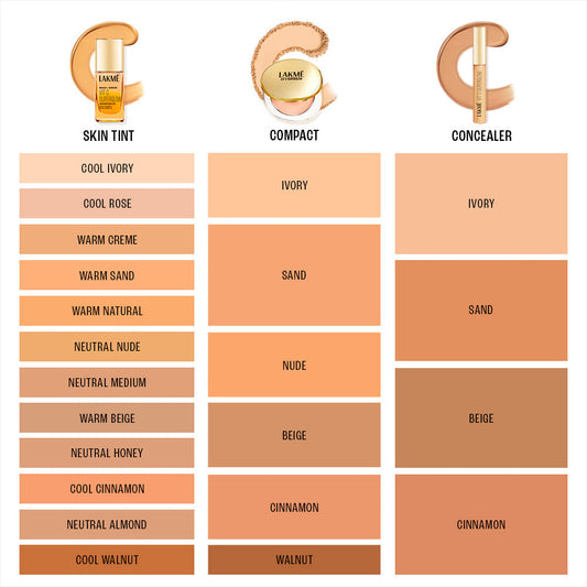 Lakmē VitC Superglow Primer + Compact Combo