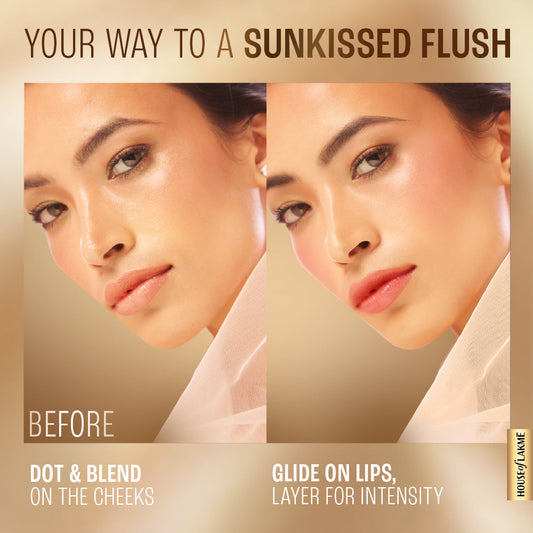 Lakmē 9to5 Double Duty Lip & Cheek Water Stain