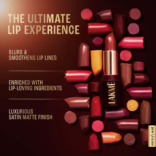 Lakmē Ultimate Glam Satin Matte Lipstick