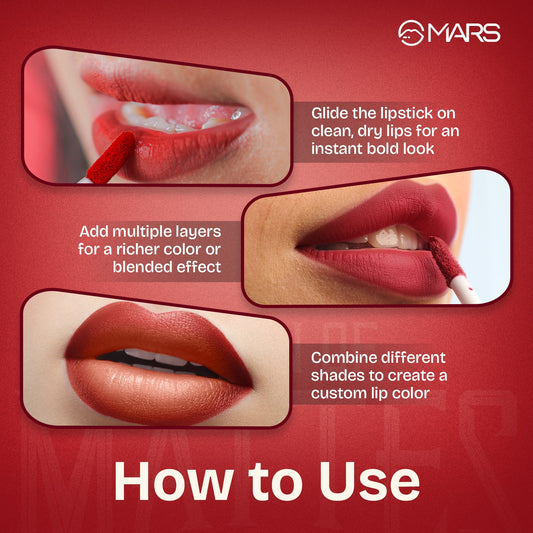 MARS Queen of Mattes Liquid Lipsticks, Set of 3 shared product image 5