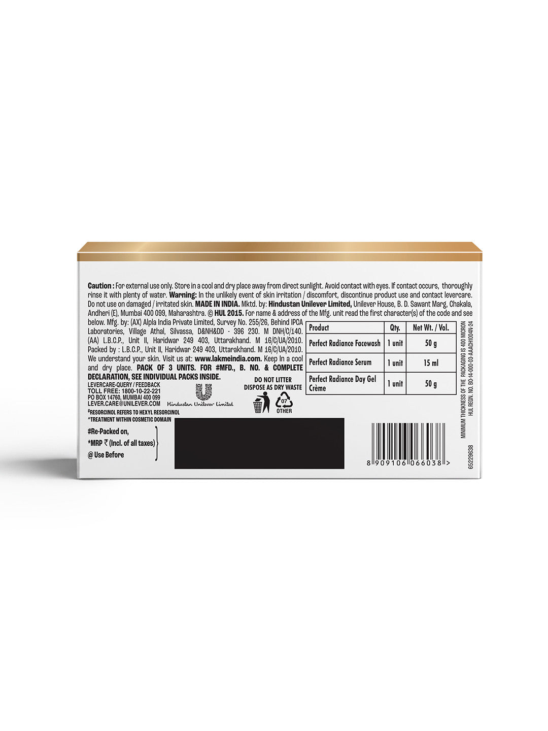 Lakmē Perfect Radiance Pigmentation Treatment Kit
