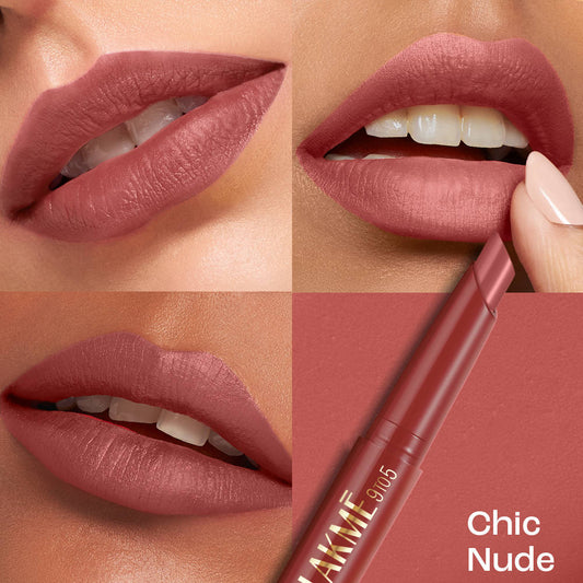 Lakmē 9to5 Forever Matte Lip Crayon - Chic Nude - product image 4