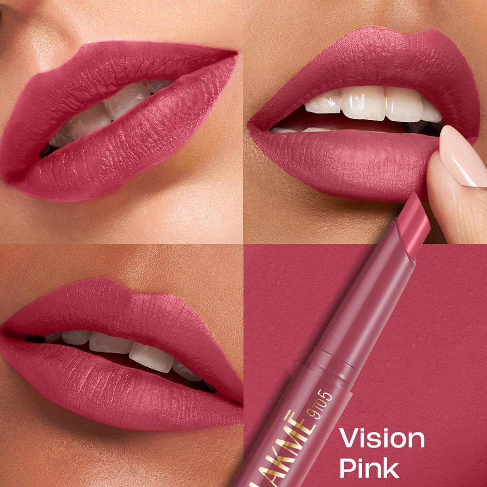 Lakmē 9to5 Forever Matte Lip Crayon - Vision Pink - product image 4