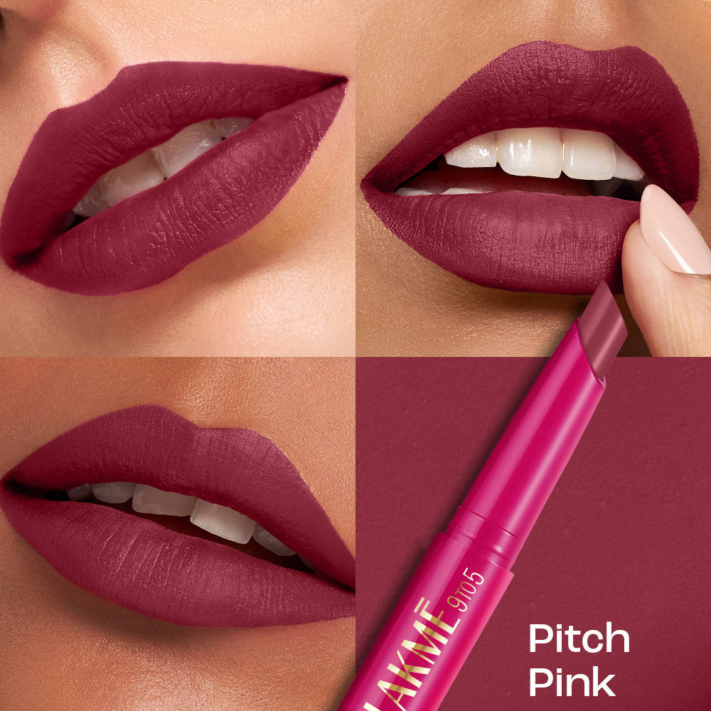 Lakmē 9to5 Forever Matte Lip Crayon - Pitch Pink - product image 4