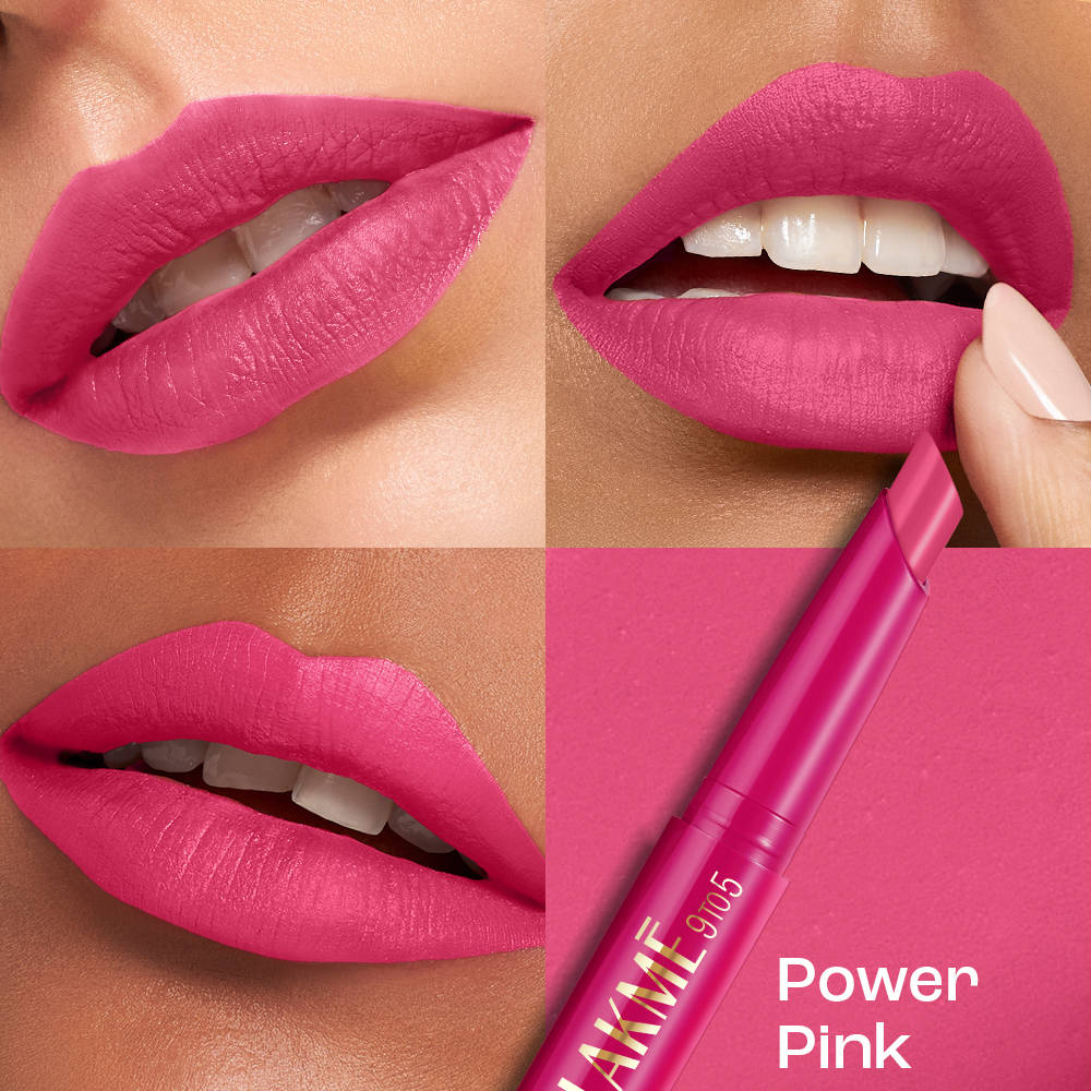Lakmē 9to5 Forever Matte Lip Crayon - Power Pink - product image 4