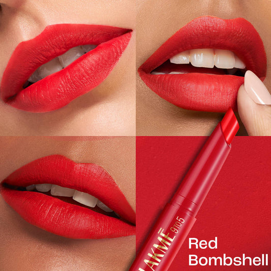 Lakmē 9to5 Forever Matte Lip Crayon - Red Bombshell - product image 4