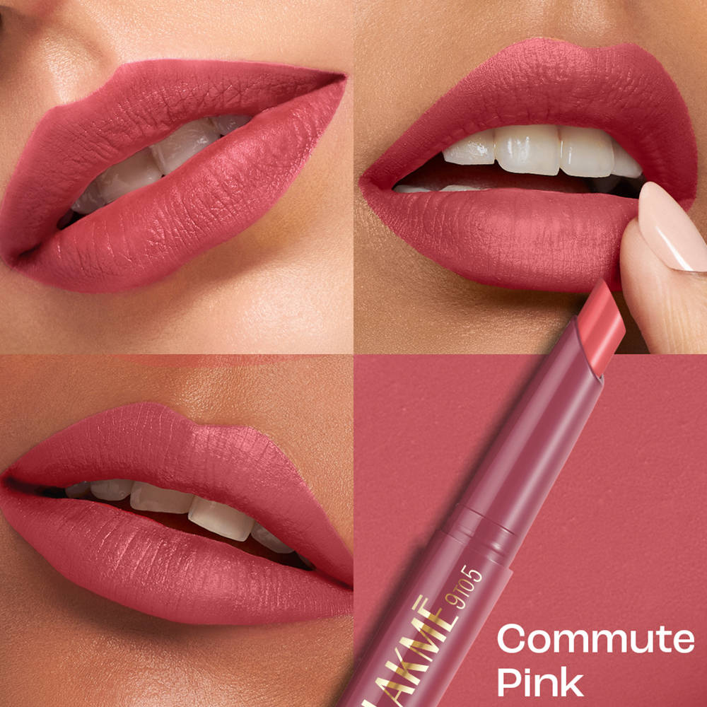 Lakmē 9to5 Forever Matte Lip Crayon - Commute Pink - product image 4