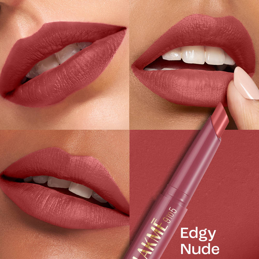 Lakmē 9to5 Forever Matte Lip Crayon - Edgy Nude - product image 4