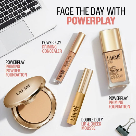 Lakmē 9to5 Double Duty Lip & Cheek Mousse Nude Cushion 9
