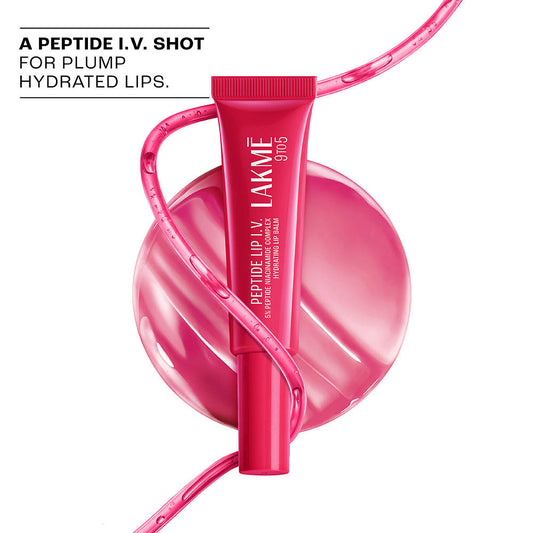 Lakmē Peptide Lip I.V. Hydrating Lip Balm Peptalk Pink 1