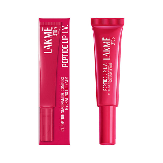 Lakmē Peptide Lip I.V. Hydrating Lip Balm Peptalk Pink 12