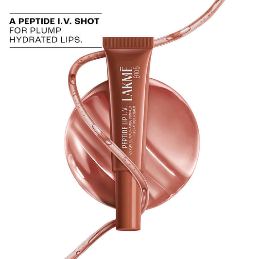 Lakmē Peptide Lip I.V. Hydrating Lip Balm Brown Lip Retreat 1