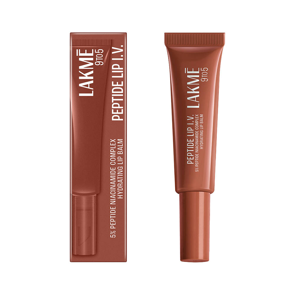 Lakmē Peptide Lip I.V. Hydrating Lip Balm Brown Lip Retreat 12