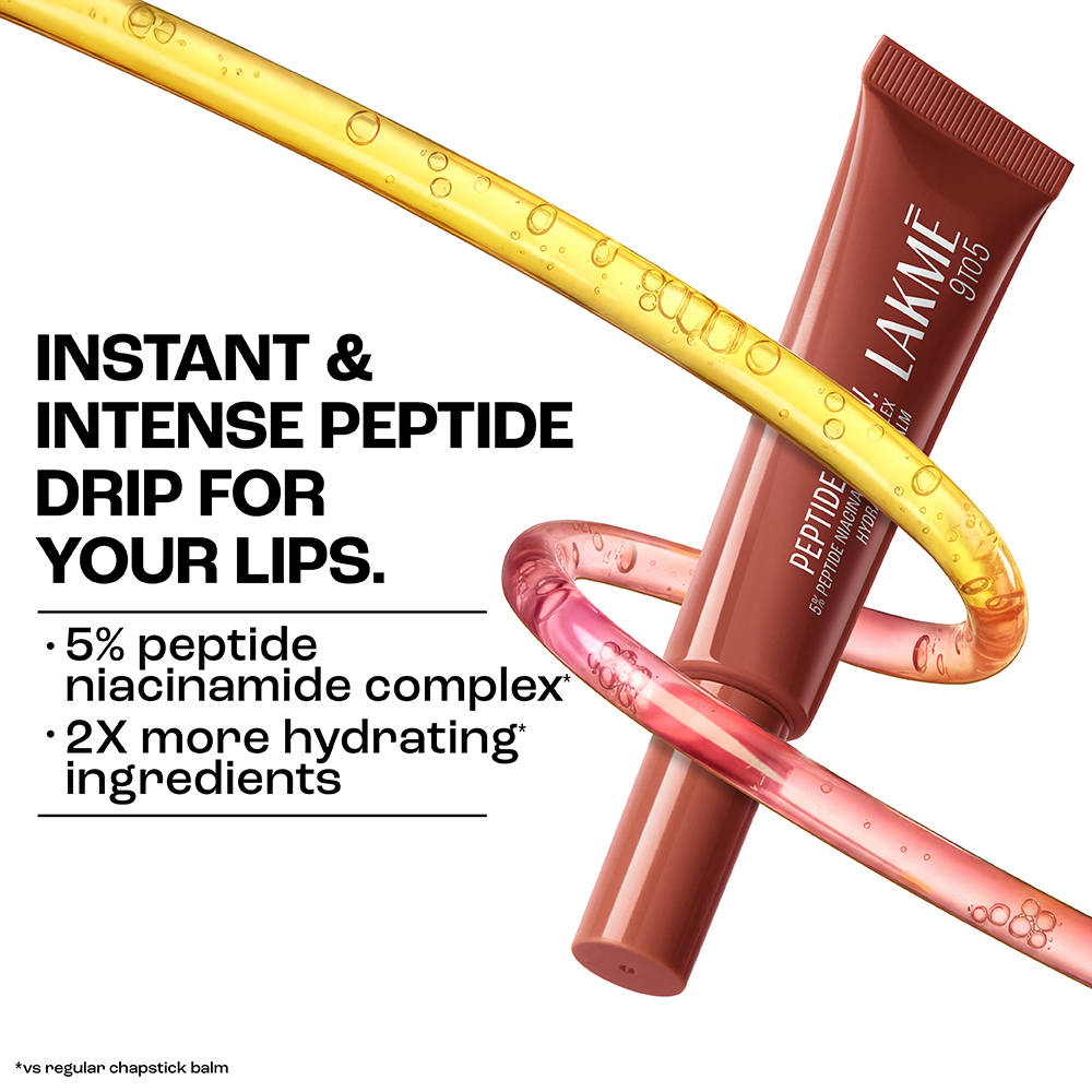 Lakmē Peptide Lip I.V. Hydrating Lip Balm Brown Lip Retreat 2