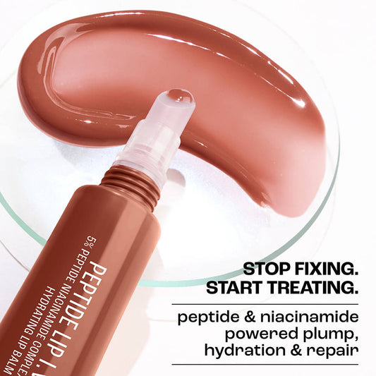 Lakmē Peptide Lip I.V. Hydrating Lip Balm Brown Lip Retreat 5