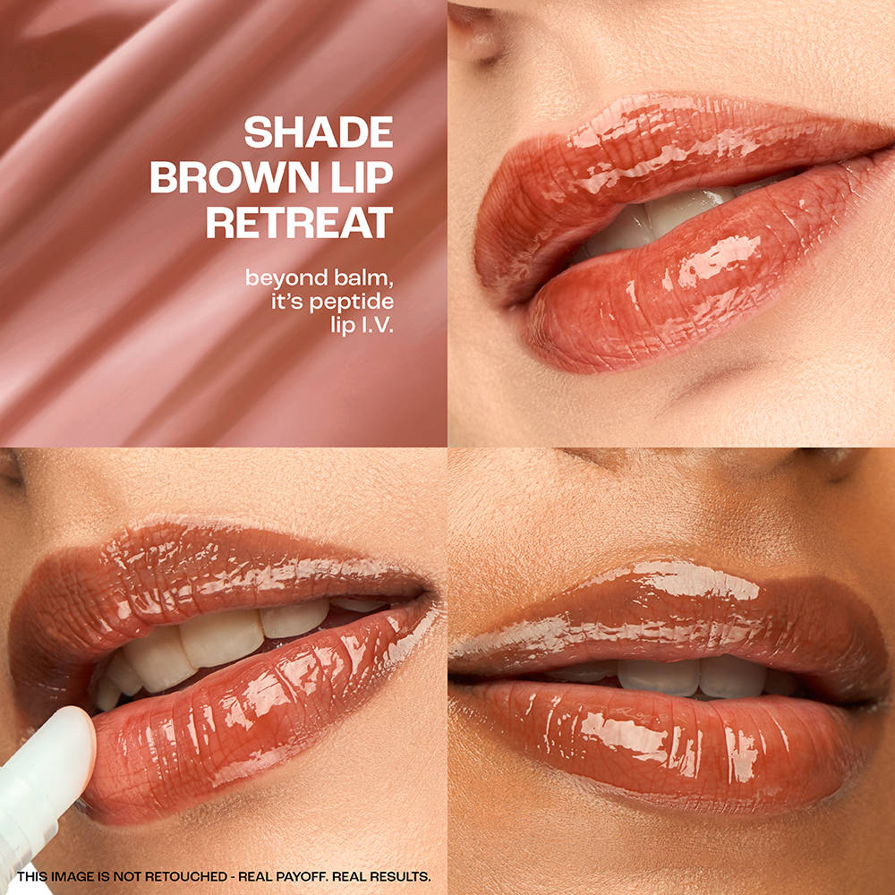 Lakmē Peptide Lip I.V. Hydrating Lip Balm Brown Lip Retreat 6