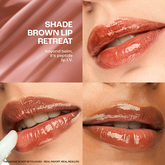 Lakmē Peptide Lip I.V. Hydrating Lip Balm Brown Lip Retreat 6