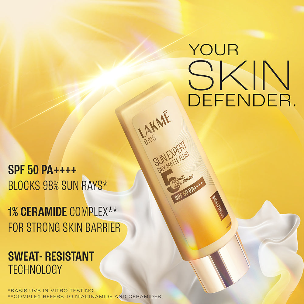 Lakme Sun Expert Dry Matte Fluid SPF 50++++ Sunscreen 50ml