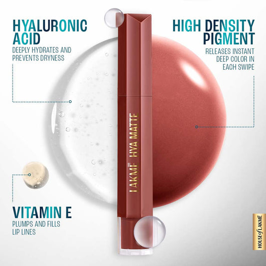 Lakmē 9to5 Hya Matte Lip Liquid
