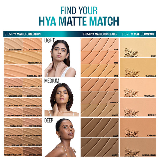 Lakmē 9to5 Hya Matte Pressed Powder