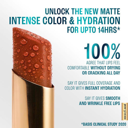 Lakmē 9to5 Hya Matte Lipstick