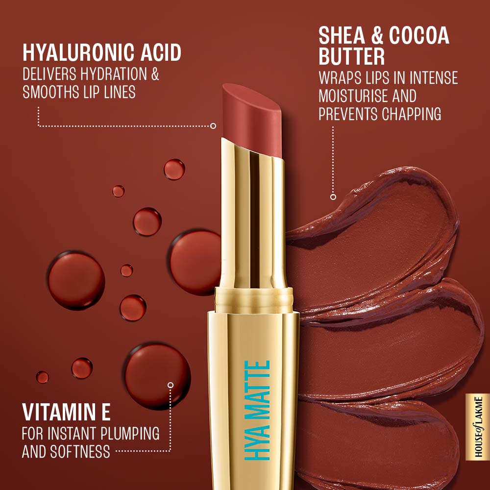 Lakmē 9to5 Hya Matte Lipstick