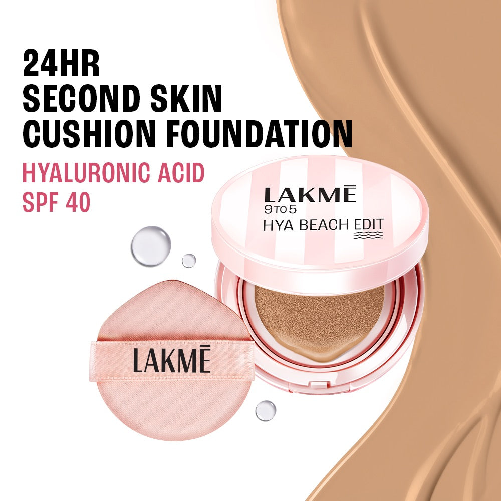 Lakmē 9to5 Hya Beach Edit Cushion Foundation